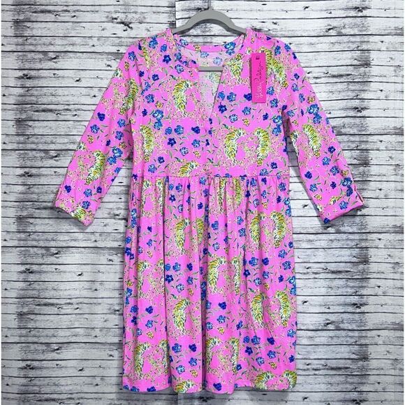 Lilly Pulitzer Loran Swing Dress Tigress Garden - Picture 1 of 10